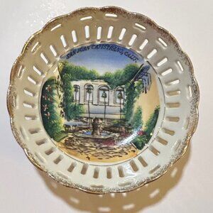 Mission San Juan Capistrano California Ceramic Souvenir Bowl